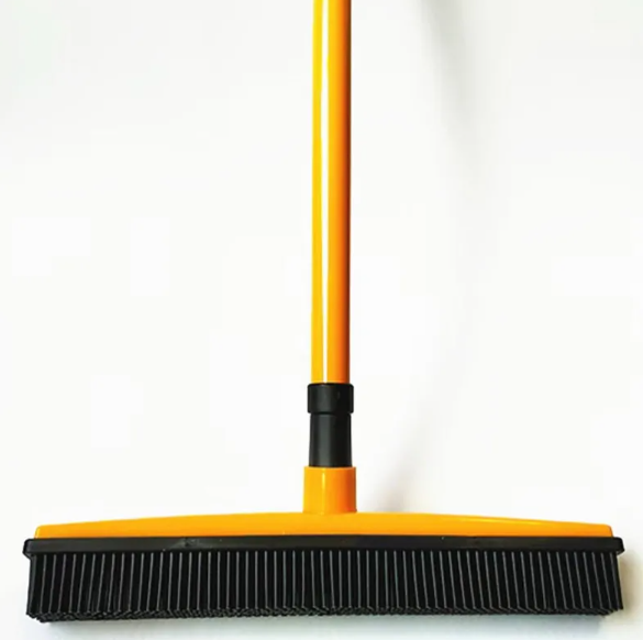 Pet Hair Removal Broom & Mop — Floor Cleaning Tool for Dog & Cat Hair
