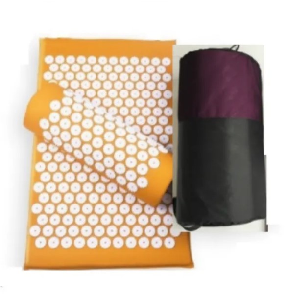 Yoga Acupressure Mat Pillow Set