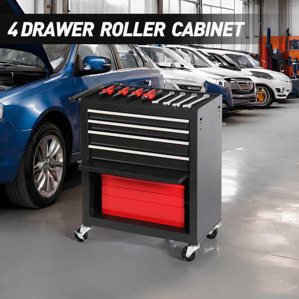 4-drawer Rolling Toolbox With 4-wheel Toolbox With Drawers