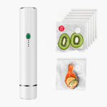 Vacuum Sealer vacuum sealer for food compact vacuum sealer handheld vacuum sealer(Vacuum Sealer + 20 reusable vacuum sealer bags for food bags)