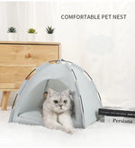 Pet Tent with Cooling Mat — Ice Silk Summer Bed for Dogs & Cats