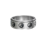 Stainless Steel Decompression Spinner Ring — Anxiety & Stress Relief