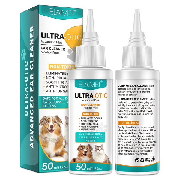 Pet Ear Cleaner 50ml — Gentle Dog & Cat Ear Wash Solution