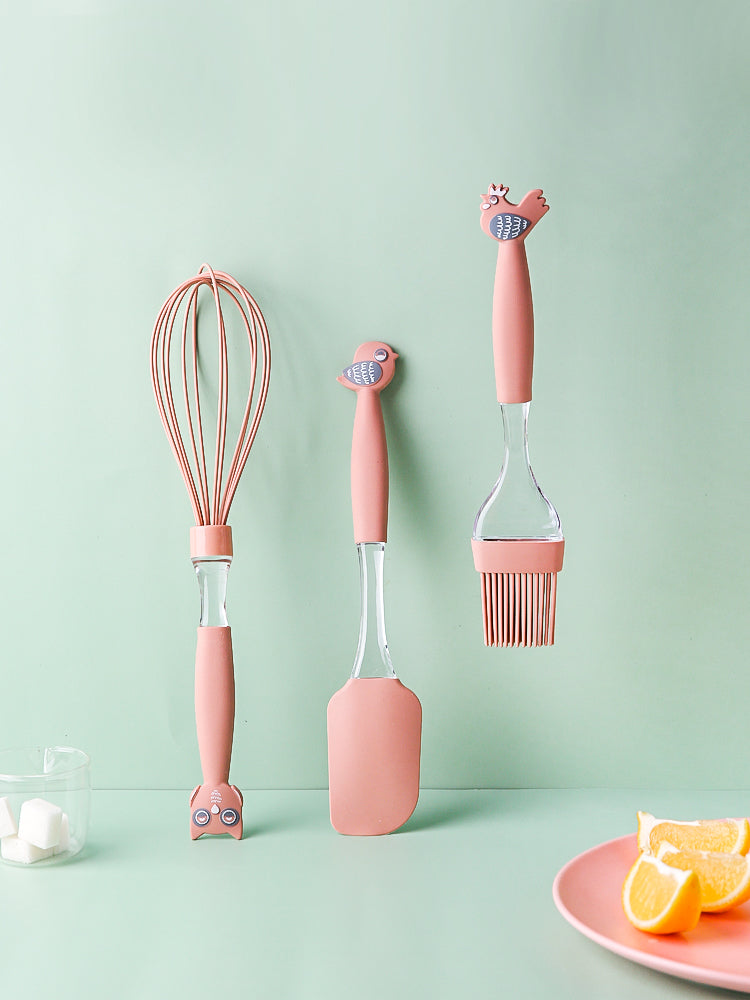High-Temperature Baking Tool Set — Food-Grade Silicone Kitchen Utensils