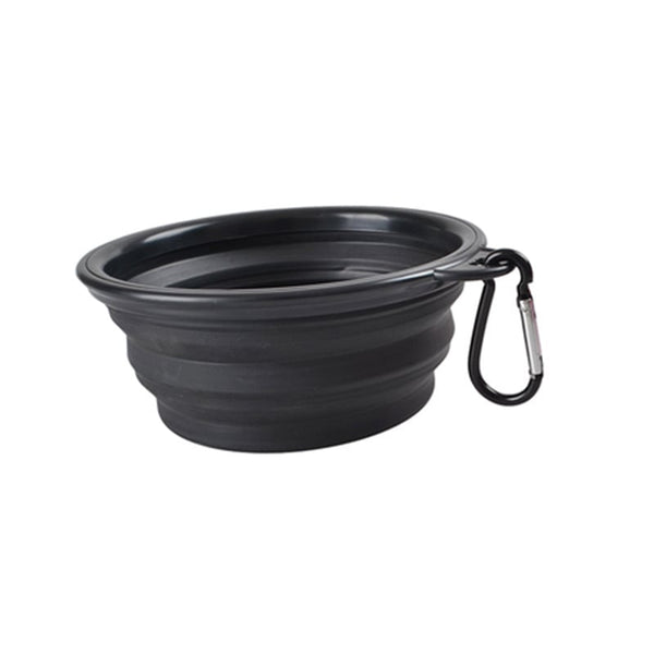 Collapsible Silicone Dog Bowl — Portable Travel Pet Feeder