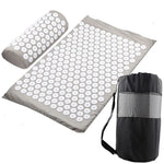 Yoga Acupressure Mat  Pillow Set