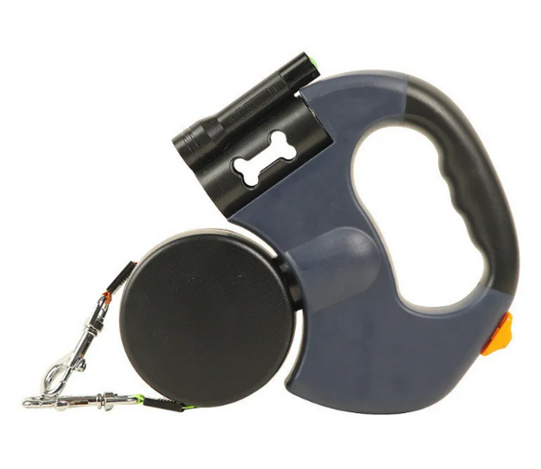 Auto Double Dog Leash — Retractable Leash for Two Dogs