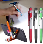 4-in-1 Folding LED Pen — Stylus, Phone Stand, Flashlight & Ballpoint