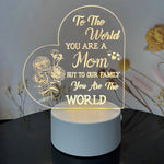 Night Light with Acrylic Engraving