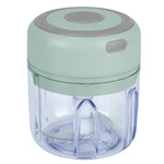 Mini Electric Garlic Chopper 845OZ Cordless Garlic Mincer Food Chopper Rechargeable Food Blender Chi