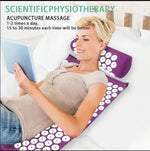 Yoga Acupressure Mat  Pillow Set