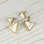 Gypsy Earrings-Sea Salt White