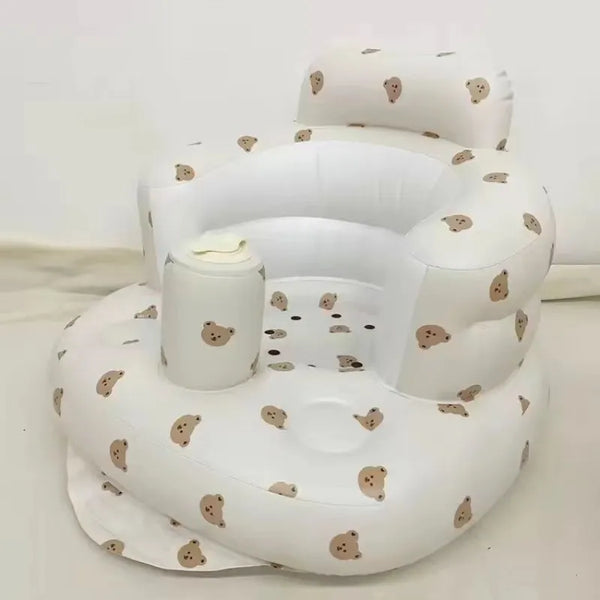 Inflatable Baby Chair — Dining & Bath Support Seat for Infants