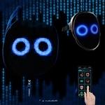 LED Face Mask — Full-Color Cosplay Party Mask with Adjustable Strap