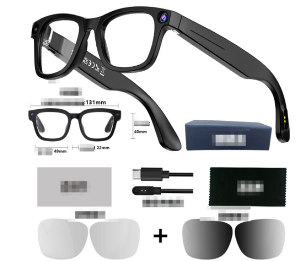 AI Smart Glasses — HD Camera Glasses with Anti-Shake Recording