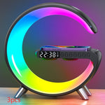 G-Shaped Smart LED Lamp – Bluetooth Speaker, Wireless Charger & Mood Light | Perfect Gift