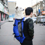 Pet Dog Carrier Bag Carrier For Dogs Backpack Out Double Shoulder Portable Travel Backpack Outdoor D
