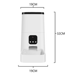 Smart Automatic Pet Feeder - WiFi APP Control Voice Recorder Programmable Timer