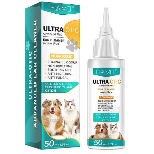 Pet Ear Cleaner 50ml — Gentle Dog & Cat Ear Wash Solution