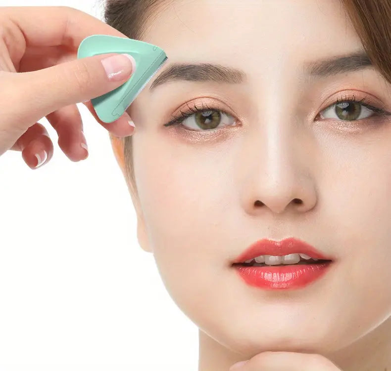 Dermaplaning Tool for Women - Facial Eyebrow Razor with Precision Blade for Peach Fuzz Removal & Exfoliation