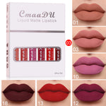 6-Piece Matte Lipstick Gift Set – Waterproof Long-Lasting Lip Gloss