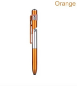 4-in-1 Folding LED Pen — Stylus, Phone Stand, Flashlight & Ballpoint