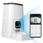 Smart Automatic Pet Feeder - WiFi APP Control Voice Recorder Programmable Timer