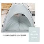 Pet Tent with Cooling Mat — Ice Silk Summer Bed for Dogs & Cats