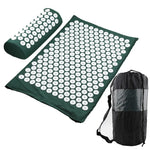 Yoga Acupressure Mat  Pillow Set