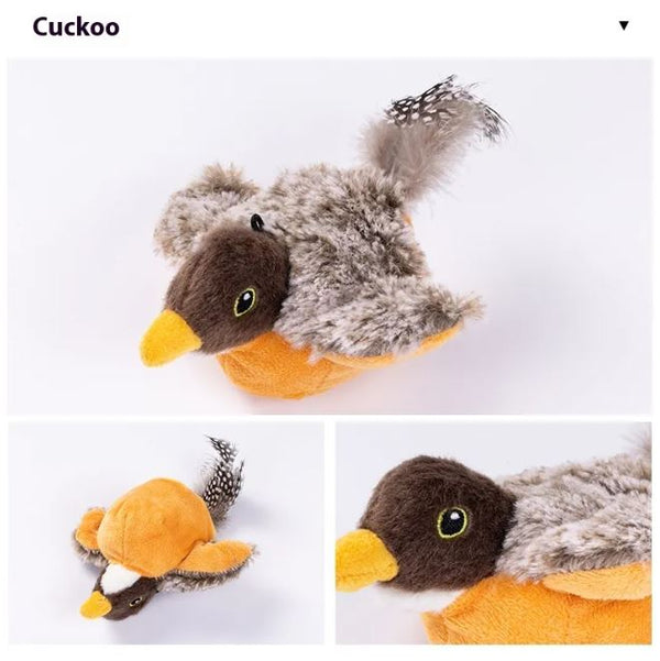 Flapping Bird Cat Toy — USB Rechargeable Interactive Pet Toy