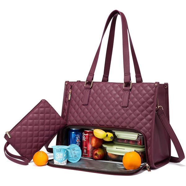 Women's Insulated Lunch Bag — Leakproof Thermal Tote for Meals