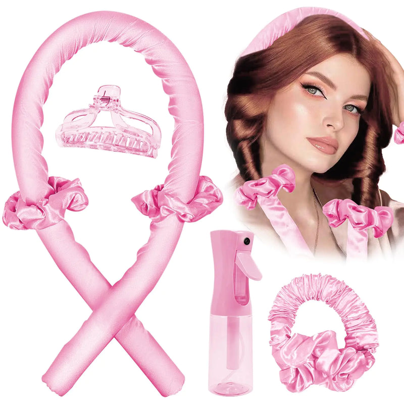 Heatless Hair Curling Set - Overnight Curls No Heat Damage
