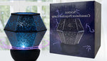Kids Night Light Projector - 360° Rotating Star Galaxy Lamp with Remote, Timer & 8 Films