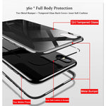 Magnetic Tempered Glass Screen Protector — iPhone Privacy Case