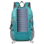 Solar Laptop Backpack - 20W USB Charging Panel Waterproof