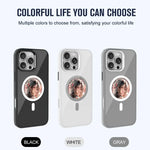 Round Magnetic HD Projection Screen Phone Case — Portable Cinema