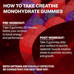 Muscle Boost Gummies - PrePost Workout Supplements for Muscle Recovery