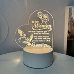 Night Light with Acrylic Engraving