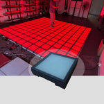 Interactive RGB LED Dance Floor Tiles - 4-Pack (30cm, Touch Activated, Bluetooth Sync)