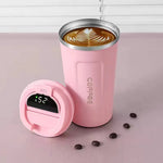 Smart Temperature Display Cup — LED Insulated Coffee Mug
