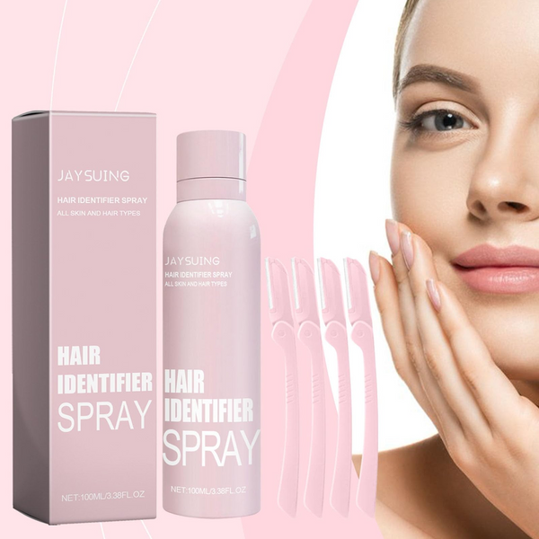 Hair Identifier Spray for Dermaplaning - Professional Face Shaving Guide