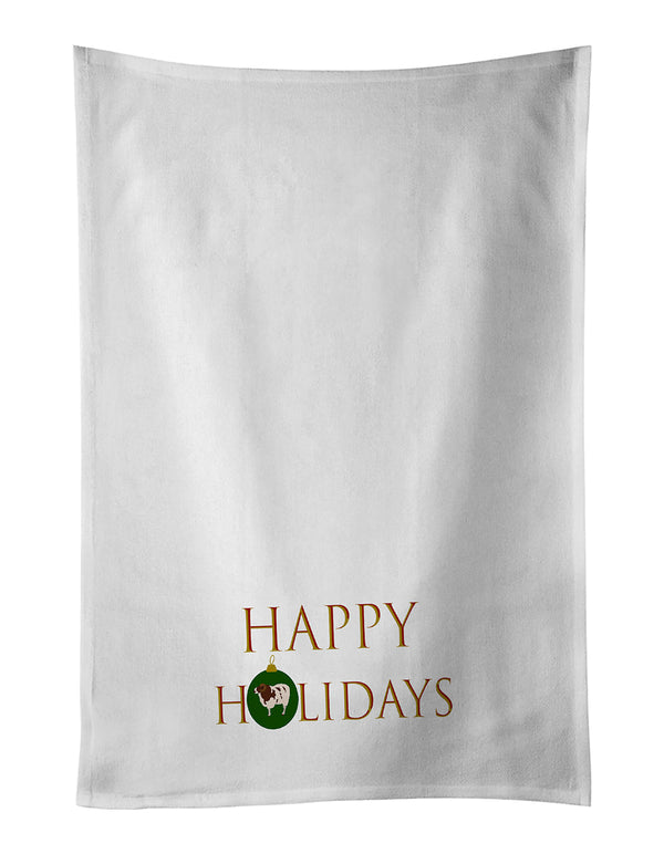 Sheep - Jacob Sheep Happy Holidays Kitchen Towel Set of 2