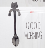 Stainless Steel Cat Spoon — Novelty Stirring Spoon for Coffee & Dessert