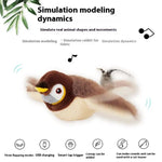 Flapping Bird Cat Toy — USB Rechargeable Interactive Pet Toy