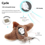 Flapping Bird Cat Toy — USB Rechargeable Interactive Pet Toy