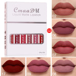 6-Piece Matte Lipstick Gift Set – Waterproof Long-Lasting Lip Gloss