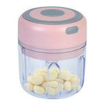 Mini Electric Garlic Chopper 845OZ Cordless Garlic Mincer Food Chopper Rechargeable Food Blender Chi