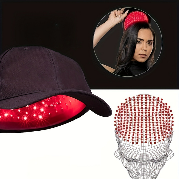 Red Light Therapy Cap — LED Hair Growth Helmet for Hair Loss