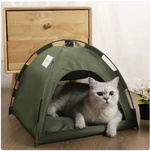Pet Tent with Cooling Mat — Ice Silk Summer Bed for Dogs & Cats