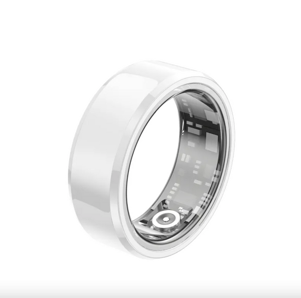 Ceramic Health Monitoring Smart Ring — Fitness Tracker Ring
